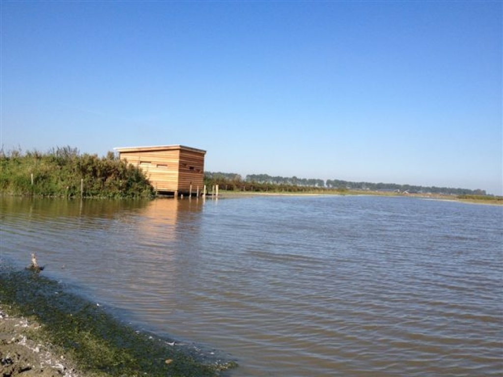 Vogelobservatiehut natuurgebied 