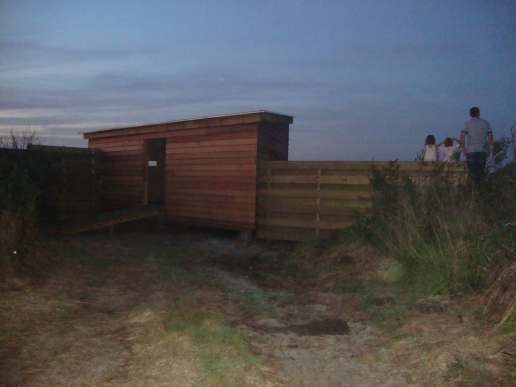 Vogelobservatiehut natuurgebied 