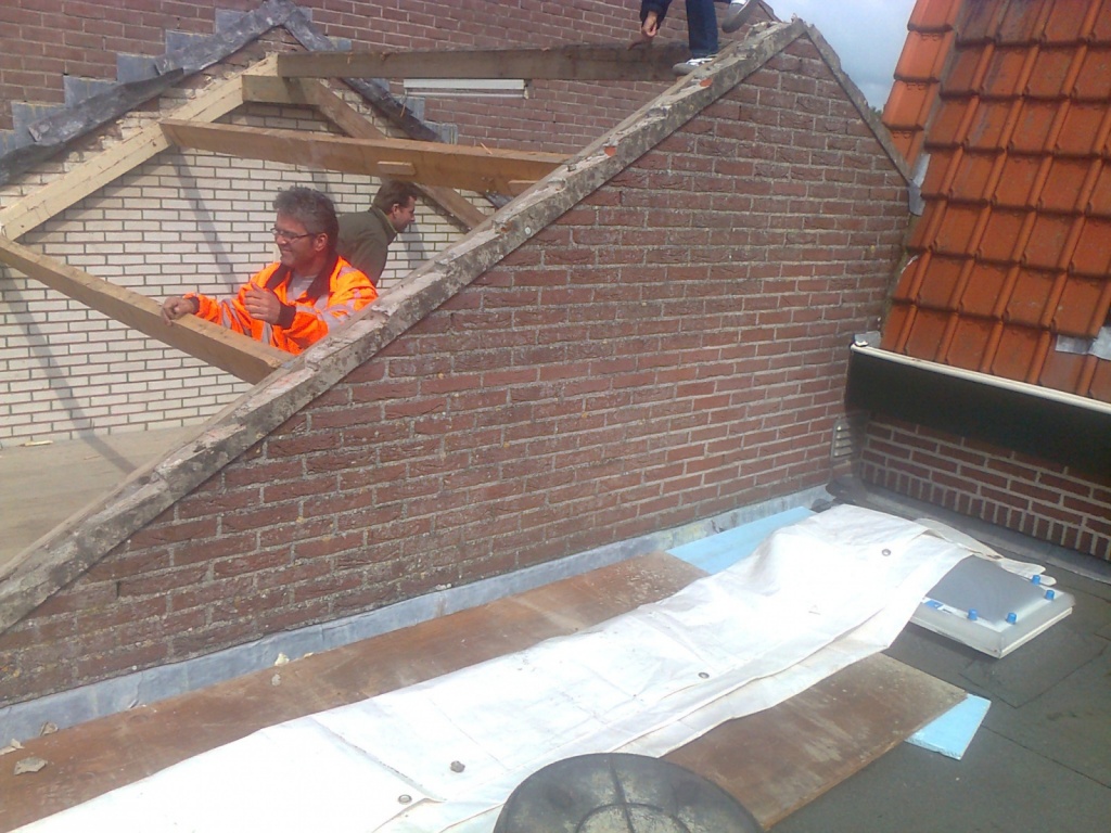 Dakopbouw woning Terneuzen Driewegenstraat