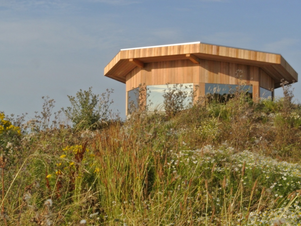 Vogelobservatiehut natuurgebied