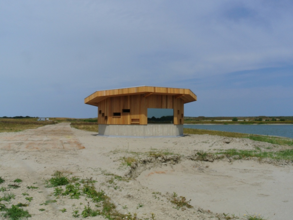 Vogelobservatiehut natuurgebied