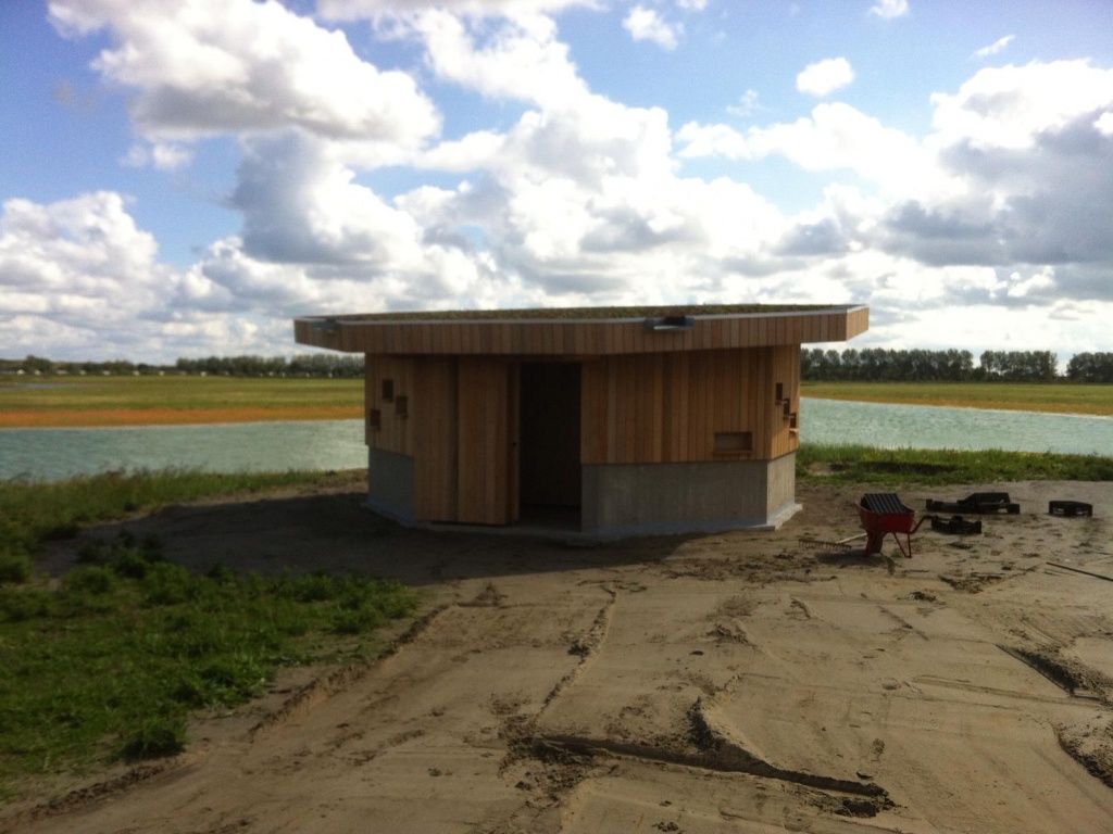 Vogelobservatiehut natuurgebied