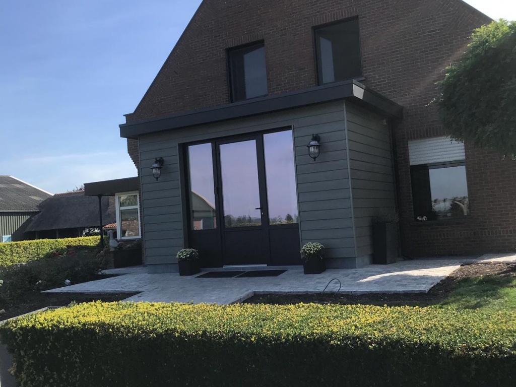 Aanbouw bijkeuken Sluissedijk 25, Zuidzande