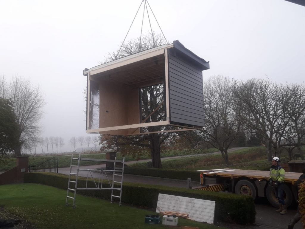 Aanbouw bijkeuken Sluissedijk 25, Zuidzande