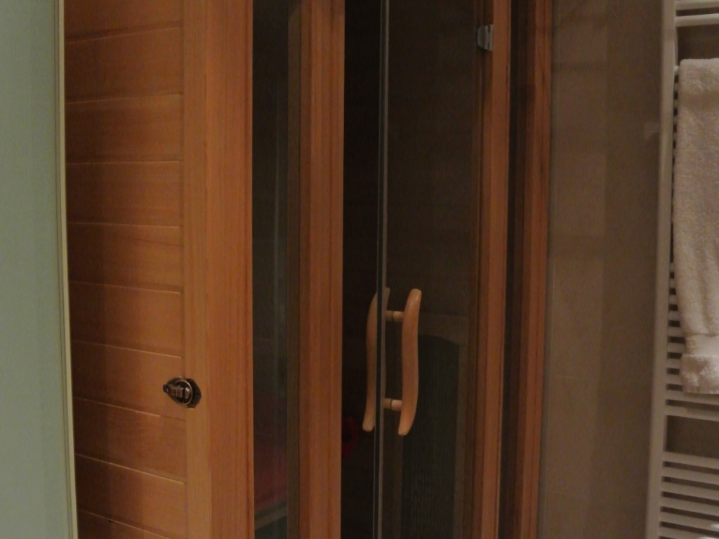 Badkamer met sauna